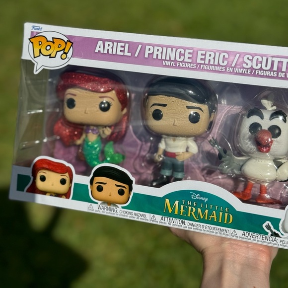 RARE funko 4 pack! The Little Mermaid Disney - Picture 3 of 3